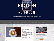 Tablet Screenshot of fictionschool.com